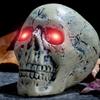 Светящиеся светодиодные глаза на Хэллоуин с таймером, светящиеся глаза скелета, жуткие DIY глаза для масок, тыкв, надгробий и реквизита