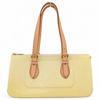 Auth Vernis Rosewood Avenue Handbag Patent Leather Yellow M93508 Lv9938vs