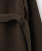 MILLO WOMEN Wool Raglan Half Coat [Dark Brown]