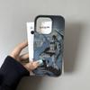 W-Batmans-r Soft Corrugated Phone Case For IPhone 11 12 13 14 15 16 17 Pro Max Plus Pro Shockproof Cover