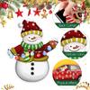Рождественский Магнитный Стикер Украшение Снеговик Магнитный Светоотражающий Декор Наклейка на машину Наклейка на почтовый ящик Холодильник