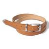 Halden (M) Western Edge Cowhide Leather Belt (T025_tan)