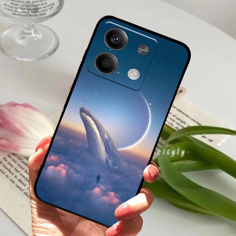 Чехол для Xiaomi Redmi Note 13 Cover Note13 Pro Задняя крышка Животные Мягкий ТПУ Силиконовый Coque для Xiomi Redmi Note 13 Pro 5G Fundas