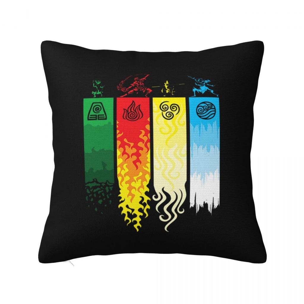 Appa With Clouds, Avatar The Last Airbender Square Pillowcase Cushion Cover Pillow Case Throw Pillow Cover for Home Bedroom Car