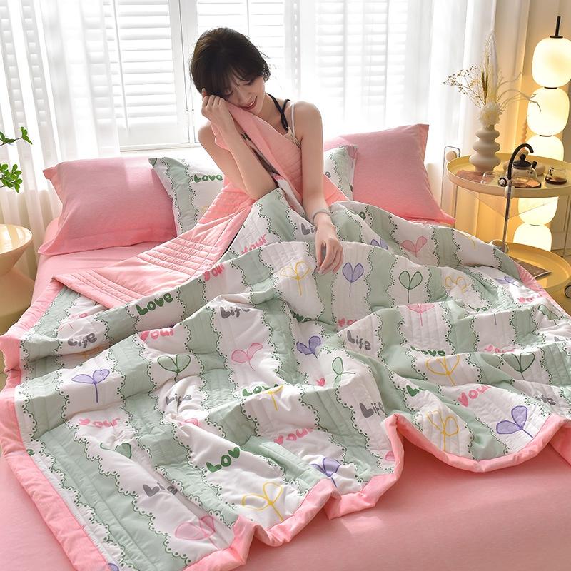 Минималистичный стиль, летнее прохладное одеяло, летнее одеяло с кондиционером, студенческое одинарное одеяло, двойное летнее прохладное одеяло для взрослых