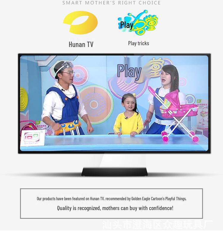 Игровой домик для девочек с куклой и набором игрушечной коляски