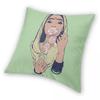International Mother Language Day Square Pillowcase Polyester Linen Velvet Creative Decorative Pillow Case Sofa Seater Cover