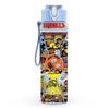 1PC Colorful Collage 750ml sports water bottle leakproof straw lid outdoor office home