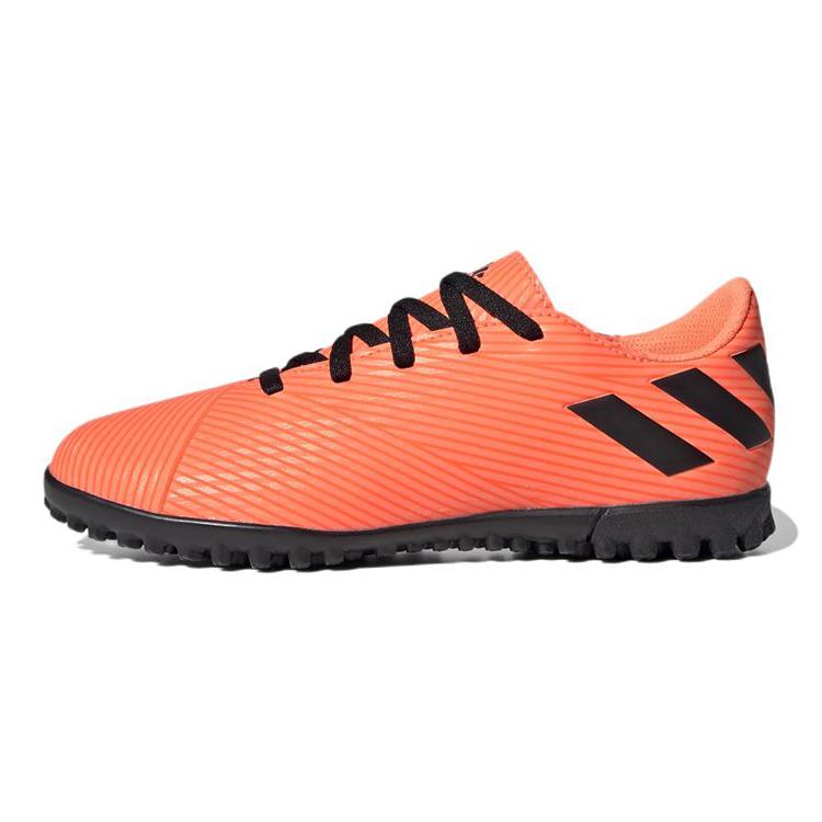 adidas Нескользящие Устойчивые к истиранию Низкие Футбольные Бутсы Оранжевые Детские EH0503