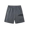 American Vintage Logo Print Knitted Sports Shorts Men Shorts Castle-Gray 952328310-6