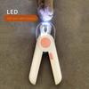 Dog Cat Pet Nail Clippers With Safety Guard And Led Light,pet Nail Scissors Pet Claws Toenail Clippers With Hidden Nail File
