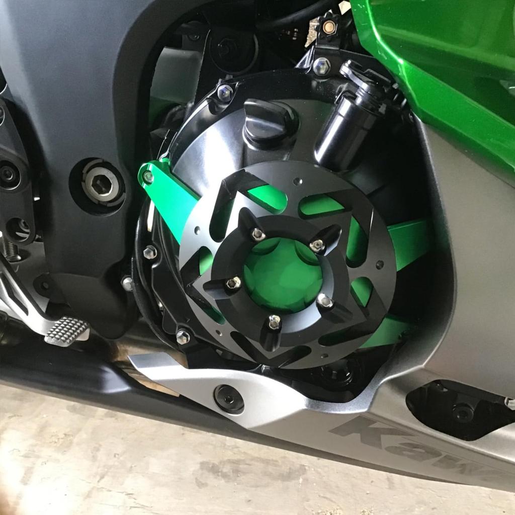 LEDISHUN Крышка двигателя, Слайдер двигателя, Защита двигателя для Kawasaki Z1000, Z1000SX, Ninja 1000 (2010-2024 гг.), и Z900 (ZR900B) (2017-2024) (черный)