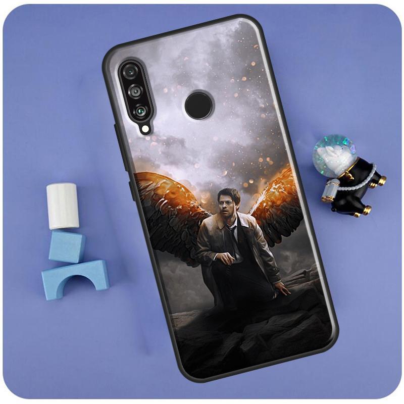 Чехол Angel Castiel Supernatural для Huawei P30 P20 P40 Lite Nova 11 Pro 3i 8i 11i 9 10 SE 5T Y60 Y61 Y70 Y90 Y91