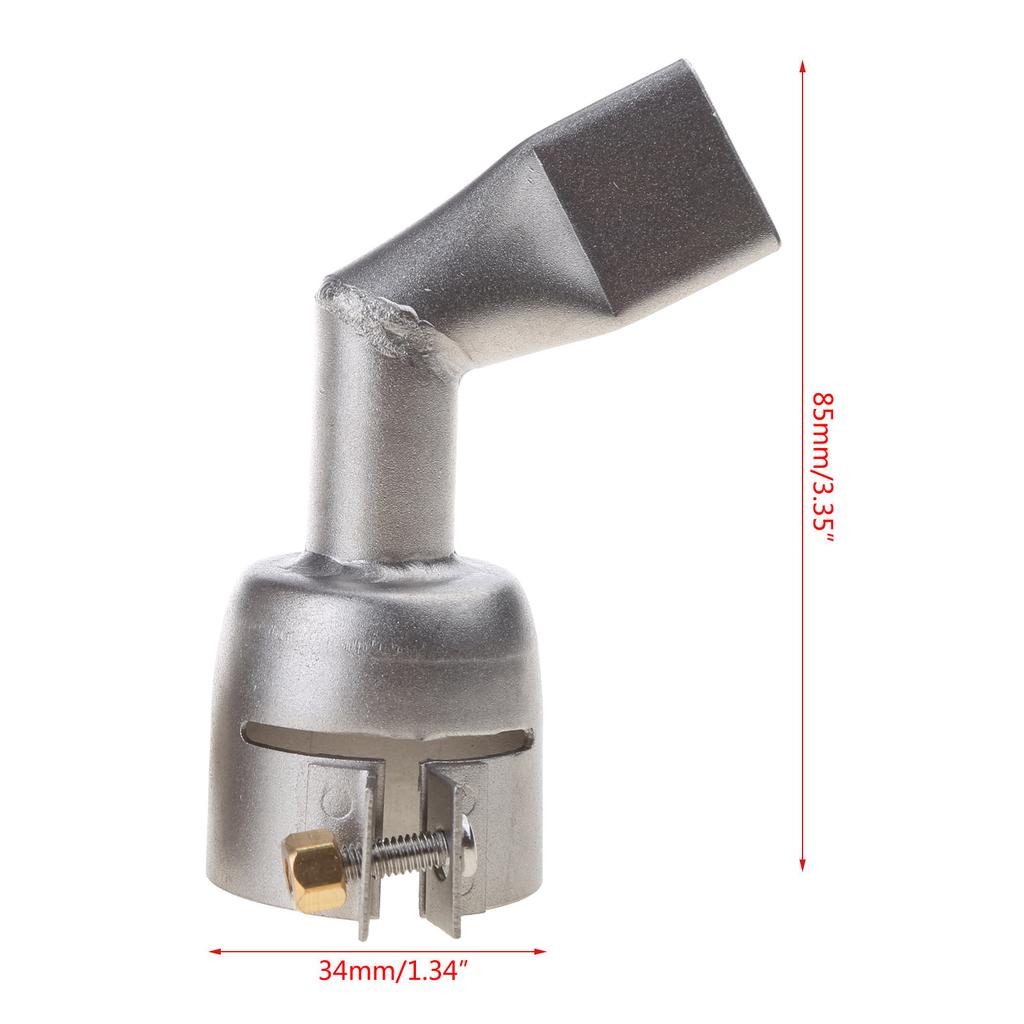 Сварочный пистолет плоская насадка насадка для сварки горячим воздухом аксессуары для сварочной горелки для сварки ПП ПВХ пластиковых листов 120 градусов 2 шт.