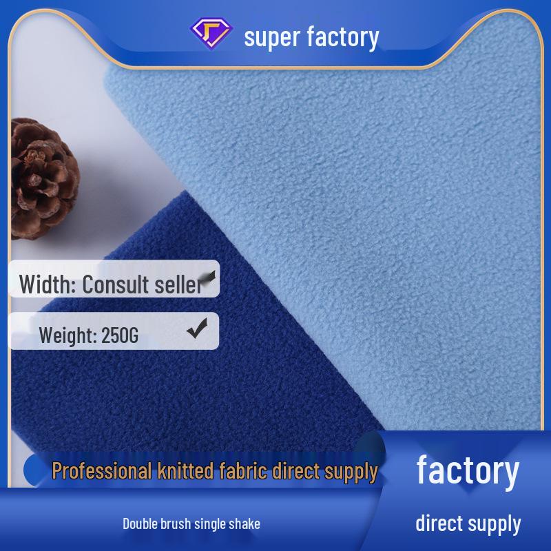 Double-Sided Coral Fleece Fabric for Warm Autumn/Winter Jackets and Pet Toys