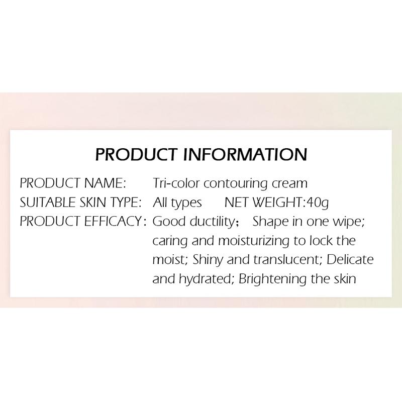 3 Color Isolation Cream Face Makeup Base Cream 40g Lasting Moisturizing Waterproof Oil-controlling Delicate Moisturizing and Brightening Skin Tone