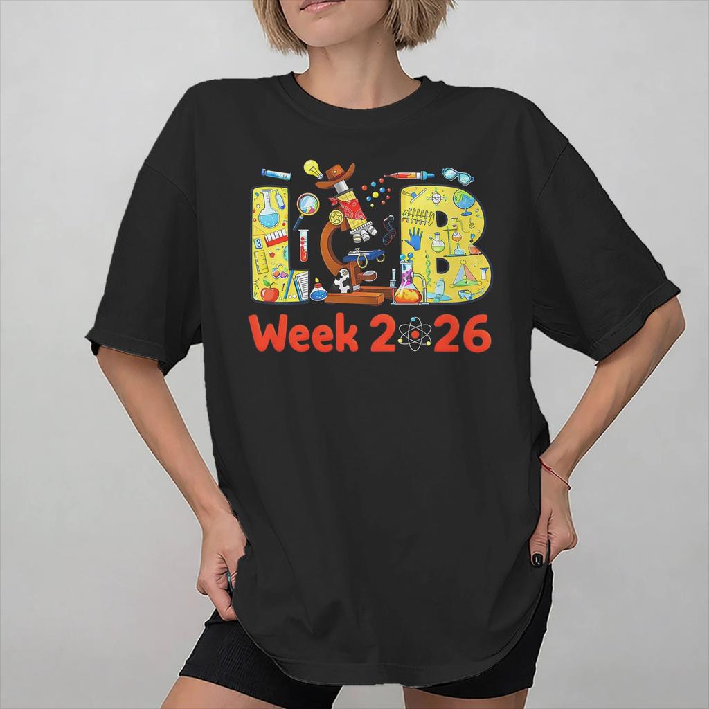 Lab Crew Lab Week 2026 Graphic Printing T Shirt for Unisex Women Cotton Tee Shirt Clothing