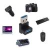 Новый 90-градусный адаптер-разъем USB 3.0 A папа-мама под прямым углом USB-штекер для ноутбука/ПК