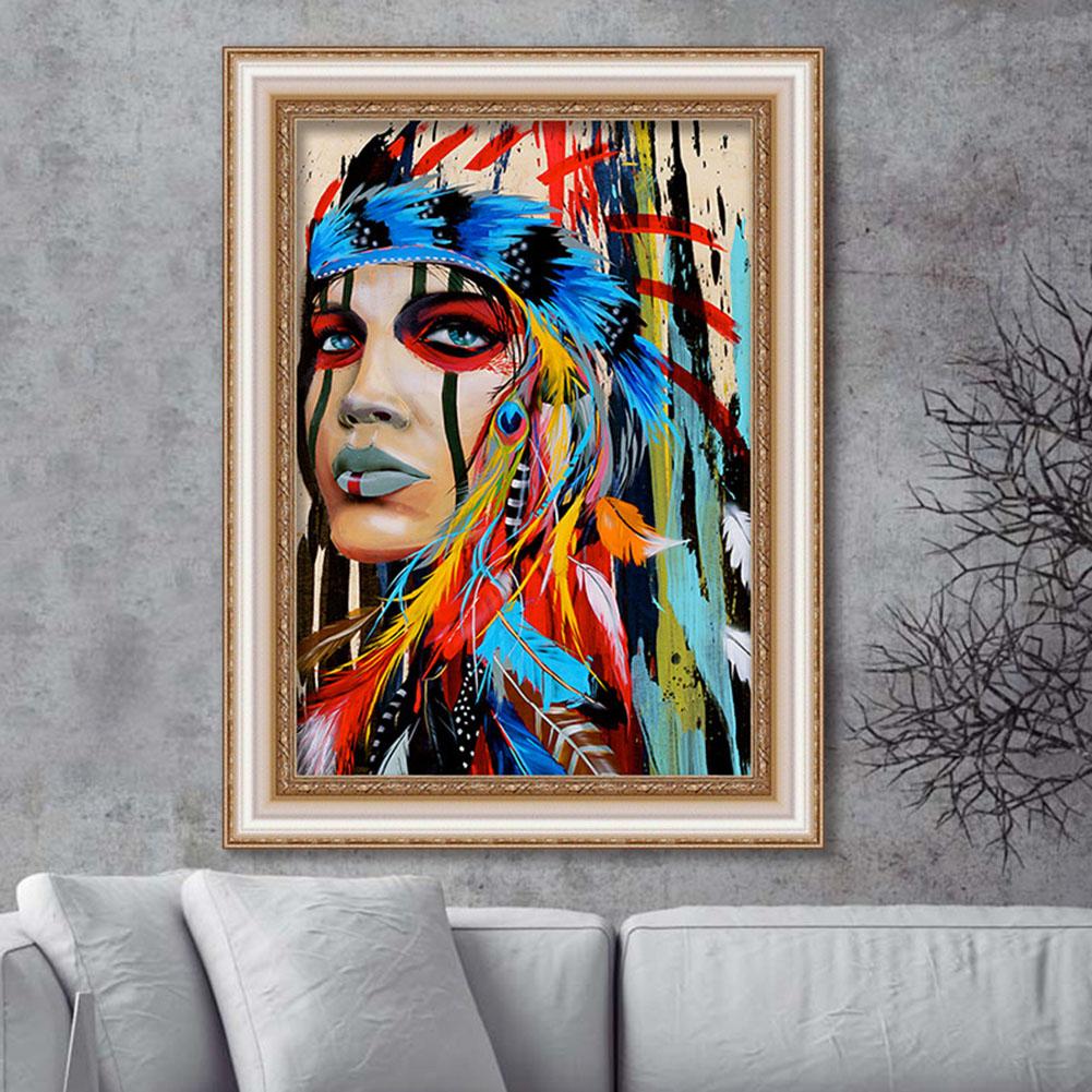 30x40cm DIY 5D Full Drill Cross-stitch Embroidery Rhinestone Home Decoration