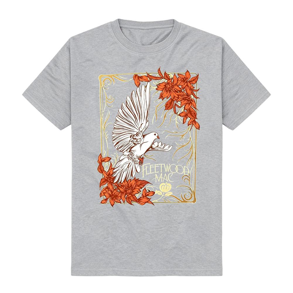 Fleetwood Mac The Dove T-Shirt Art Nouveau Orchestra Gothic Aesthetic Tshirt Round Neck Cotton T Shirt Short Sleeve Unisex Tops