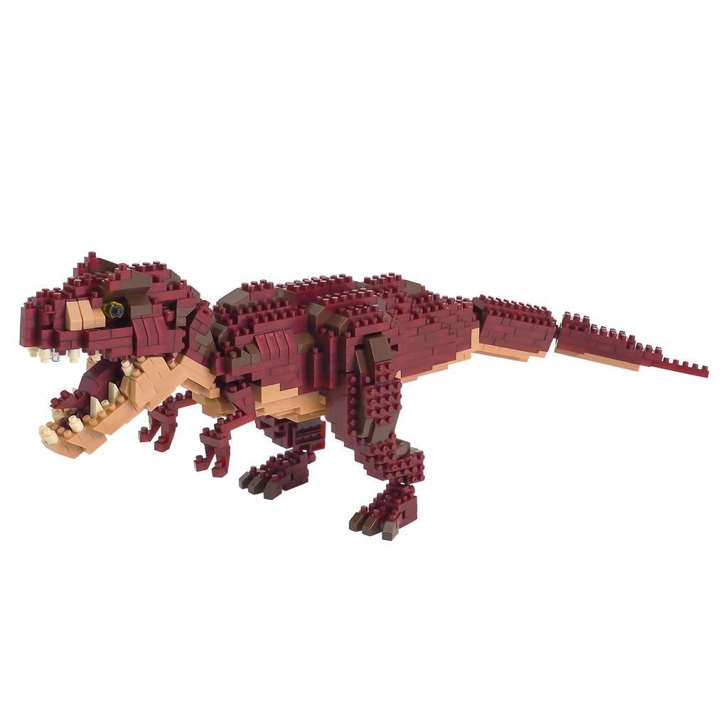  Набор из 2 моделей скелетов динозавров Nanoblock Dinosaur Deluxe Edition Tyrannosaurus Rex и Tyrannosaurus A004