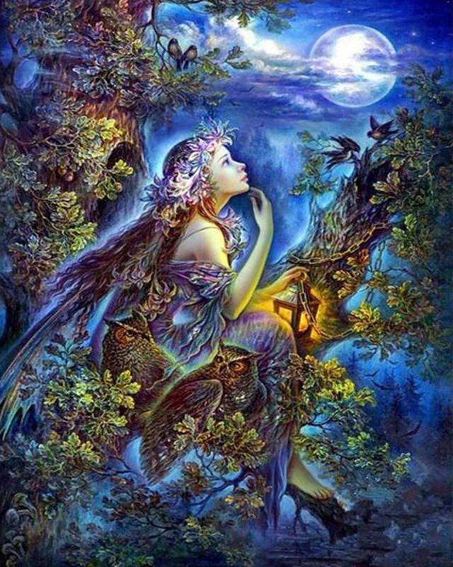 5D алмазная живопись эльфы полная круглая дрель мозаика алмазная вышивка женские животные дракон вышивка крестиком наборы домашний декор домашний декор