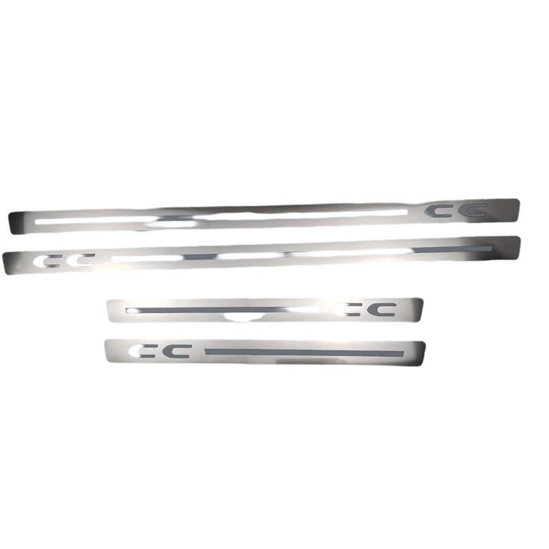 For Volkswagen CC 2010- Door Sill Pedal Scuff Plate Stainless Steel Guard Protector Car Styling