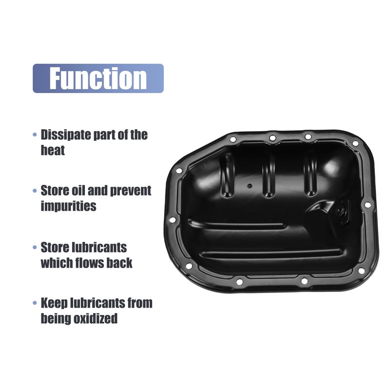 X Autohaux Car Engine Oil Pan No.1210221010 for Scion xA 2004-2006 for Scion xB 2004-2006 for Toyota Prius 2001-2009