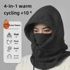 Unisex Winter Windproof Hood: Warm, Velvet-Lined Neck and Face Protection for Outdoor Cycling and Skiing
