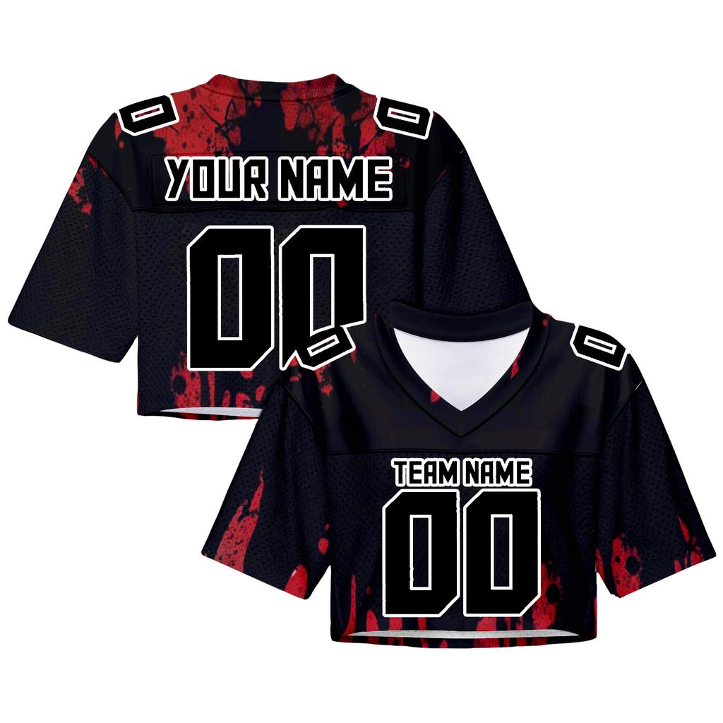 Women's Halloween Print Mesh Breathable Loose Fit Short Sleeve T-Shirt for Sports
