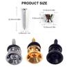 2 Pack Strap Lock Buttons Guitar Hardware Strap Lock Buttons Iron Texture Guitar Strap Buttons Present for Bass Players