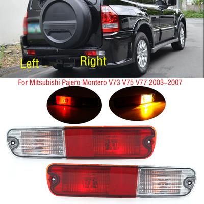 Для Mitsubishi Pajero Montero V73 V75 V77 2003-2007 автомобильный задний бампер стоп-сигнал задний указатель поворота отражатель лампы с