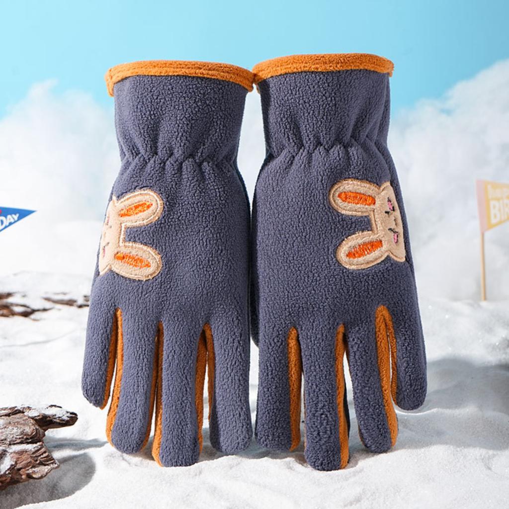 Детские теплые перчатки плюс флисовые перчатки, защищающие от холода