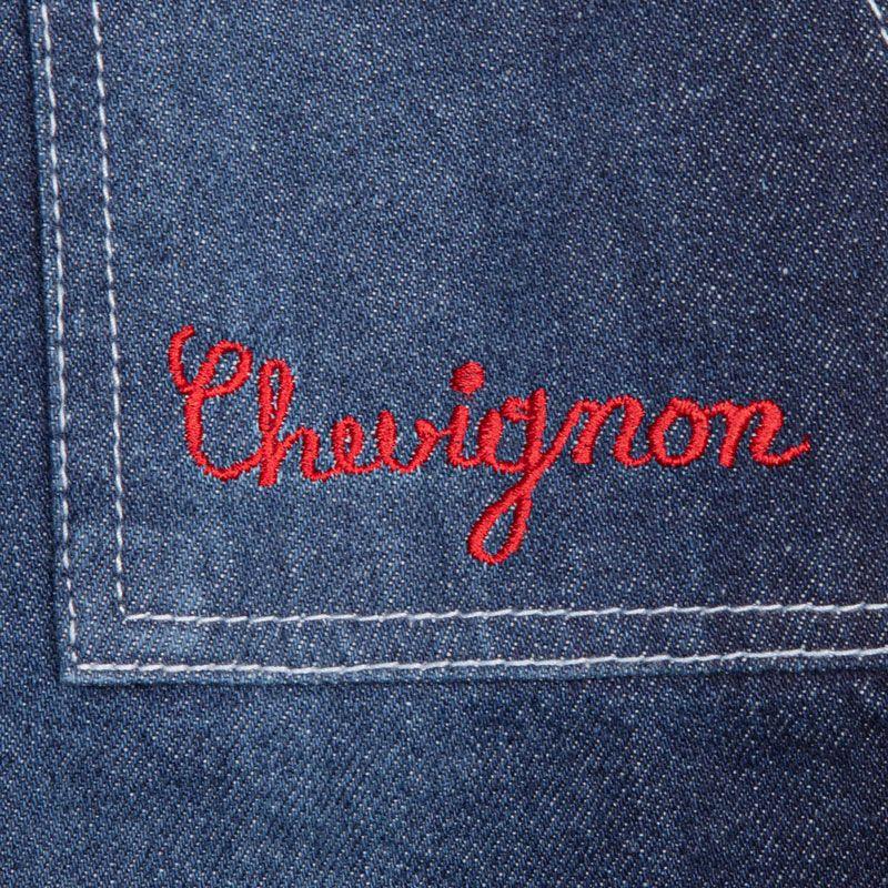 Детский джинсовый комбинезон с карманами CHEVIGNON