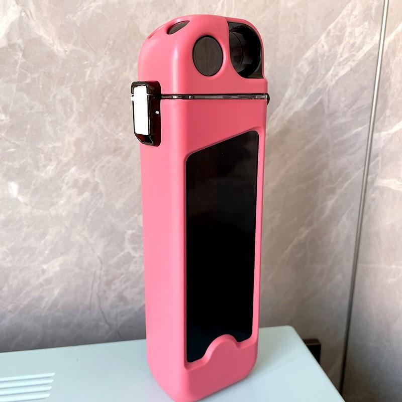 Plastic Straw Water Cup Water Simple Bottle Rectangular Cup Water Bottle Cute Adult Portable Fall Resistance High Color Value