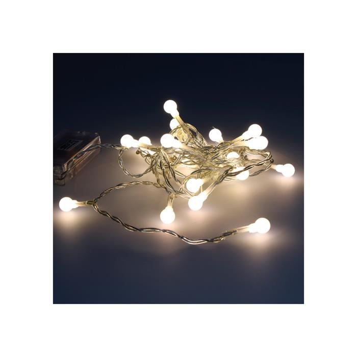 Светодиодная гирлянда - GENERIQUE - Сферическая - 20 светодиодов - Теплый белый - 2,3 м