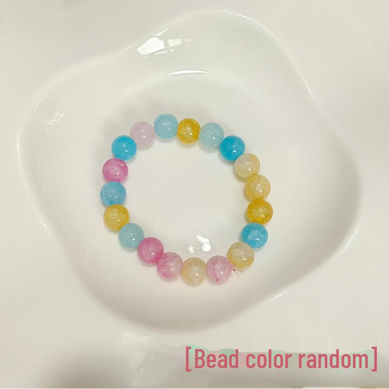 Браслет из керамических бусин Dopamine Pink Elephant для женщин: Уникальный, милый и универсальный дизайн, идеально подходящий для студентов и подруг.