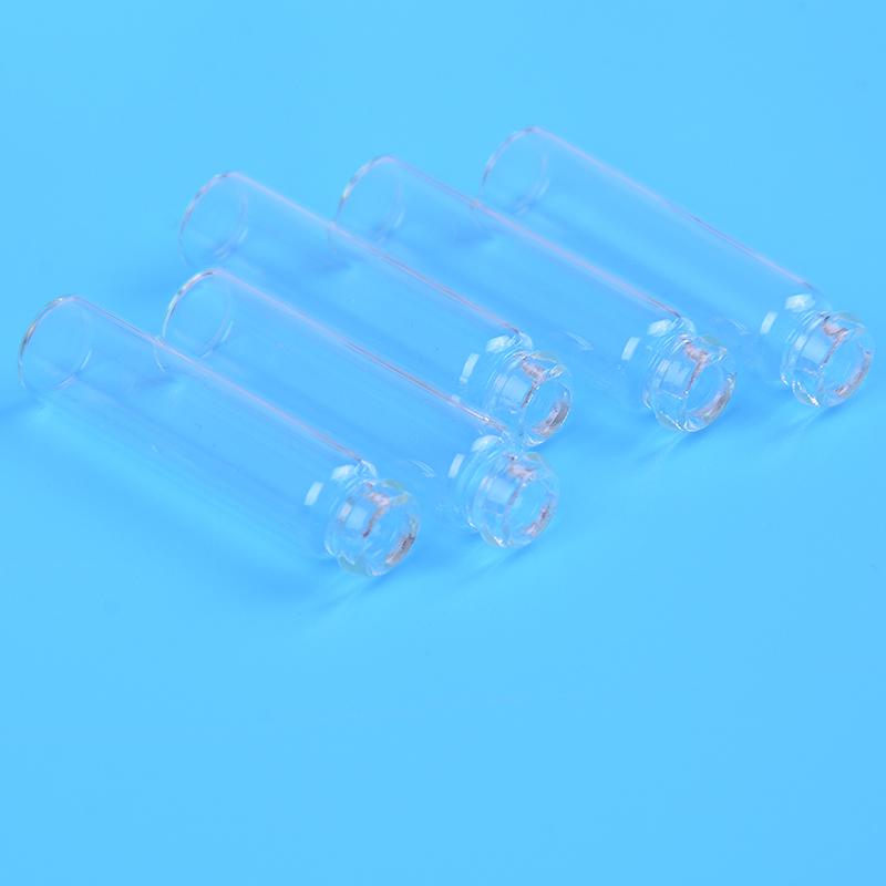 10/50Pcs Mini 1Ml Glass Vial Empty Laboratory Bottle Perfume Liquid Oil