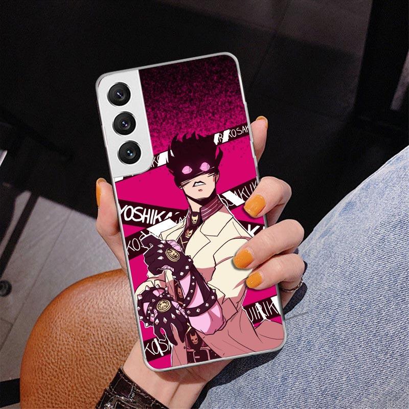 JoJo Adventure Killer Queen Phone Case For Samsung Galaxy S24 S25 Edge S26 Ultra S23 S22 S21 Plus S20 FE + Personalized Print Co