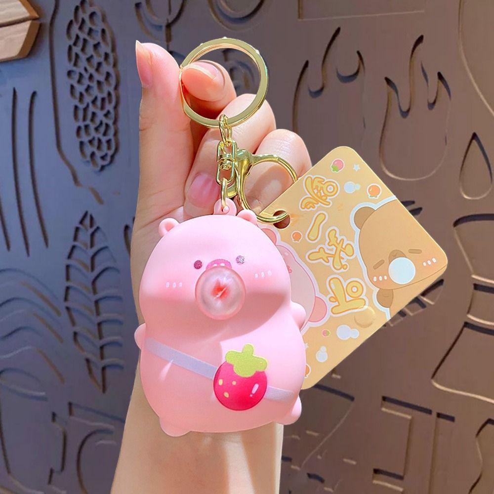 Мультяшный капибара брелок кавайный рюкзак вешалка милое украшение для автомобиля