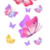 10Pcs Fake Body Tattoo Beautiful Waterproof Creative Adorable Lovely Body Art 3D Effect Cute Butterfly Tattoo Stickers for Christmas