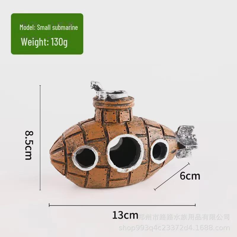 Декор для аквариума из смоляных камней - набор для укрытия рака-отшельника