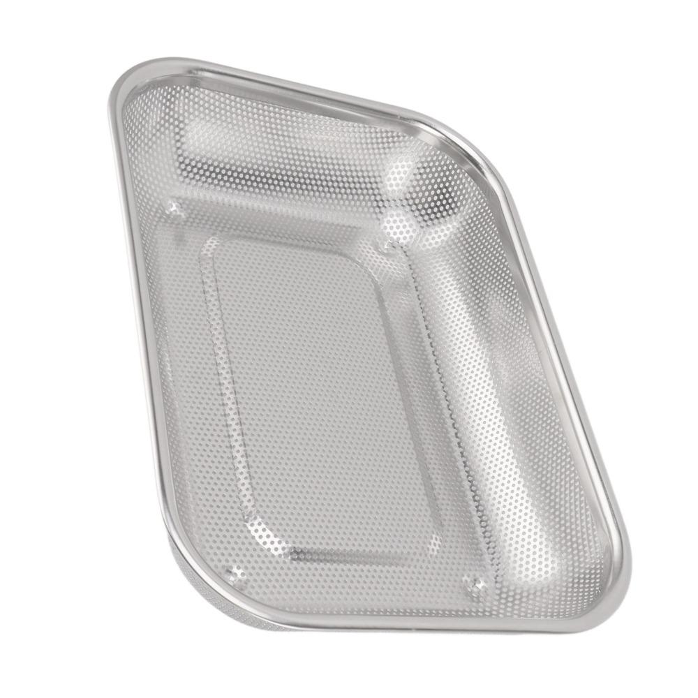 Stainless Steel Rectangular Strainer Basket Kitchen Strainer Colander Home Kitchen Use