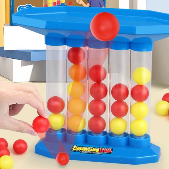 Детская прыгающая настольная игра для всей семьи, для взрослых, для детей, с мячом, для нескольких игроков, интерактивная четырехлинейная красочная настольная игра с мячом