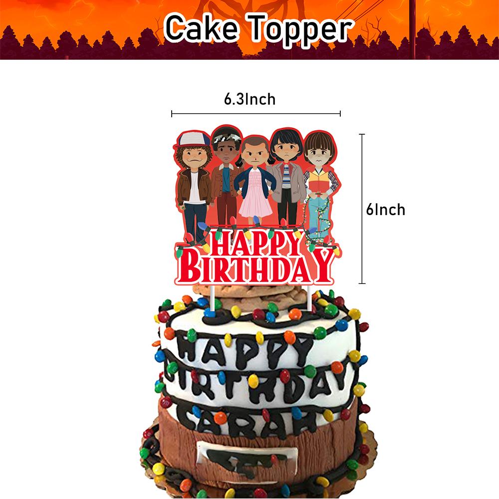 32шт украшения для незнакомой вечеринки в комплекте торт Топпер Воздушные шары Баннеры