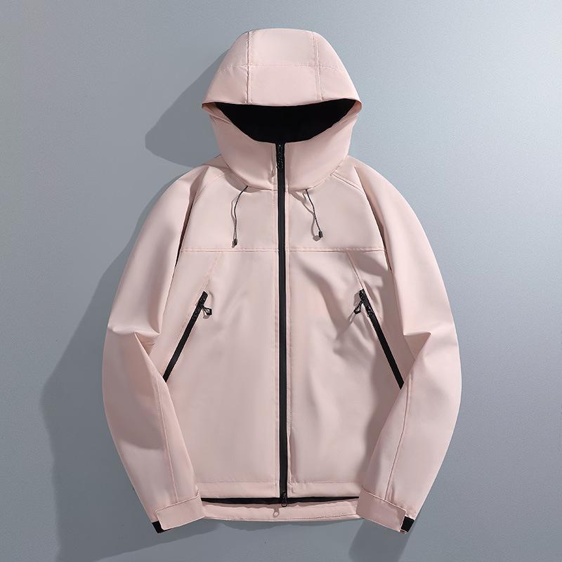 Весенне-осенняя тонкая куртка для улицы, мужская и женская, ветрозащитная, водонепроницаемая и дышащая куртка с капюшоном