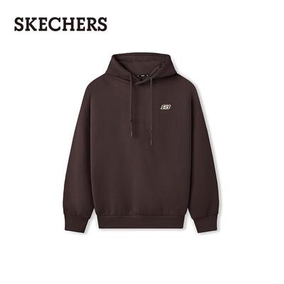 Skechers Толстовка унисекс с капюшоном на флисовой подкладке, размер L325U087