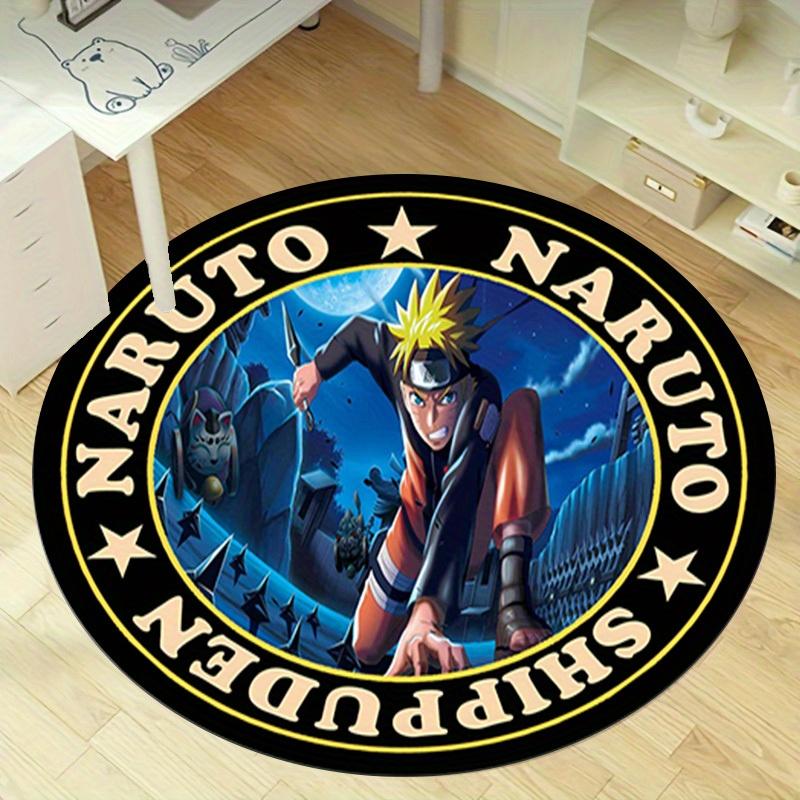 1pc Naruto Shippuden Anime Theme Circular Rug - Home Decor, Office Round Mat, Outdoor Carpet Gift for FansRC2754