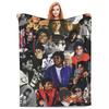 MJ M-Michaels Танцор Фото Супер Мягкое Одеяло J-Jacksons Кемпинг Постельное Белье Пледы Забавный Пользовательский Фланелевый Покрывало Диван Покрывало