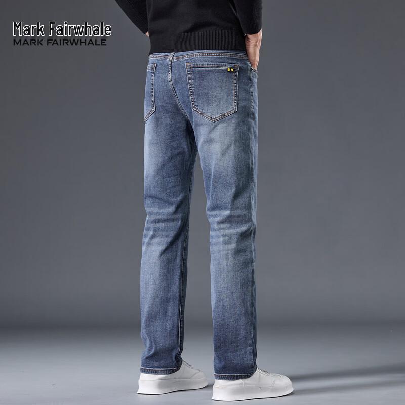 Мужские винтажные джинсы прямого кроя Mark Fairwhale в стиле business casual